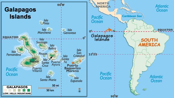 Galapagos Islands On World Map Map Of Rose Bowl Galapagos Islands On World Map Map Of Rose Bowl