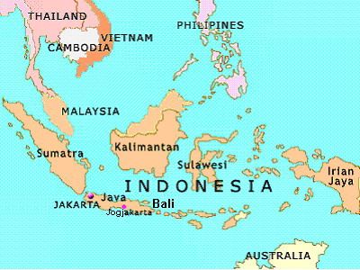 Map of Bali