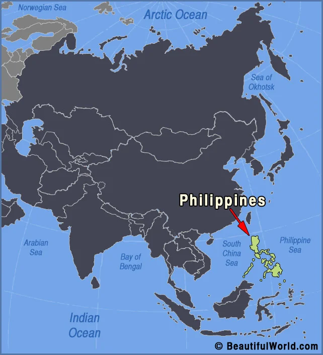 Where Is Manila On A World Map