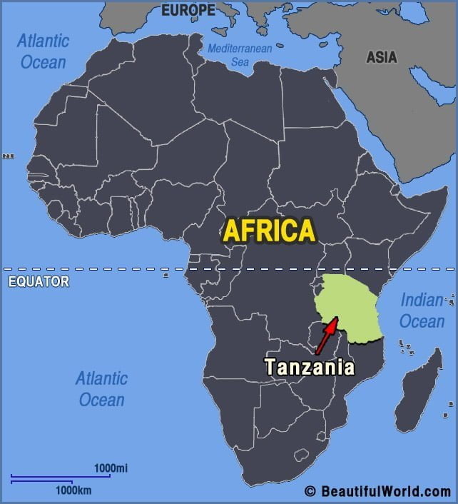 Map Of Tanzania Facts Information Beautiful World Travel Guide Map Of Tanzania Facts Information Beautiful World Travel Guide